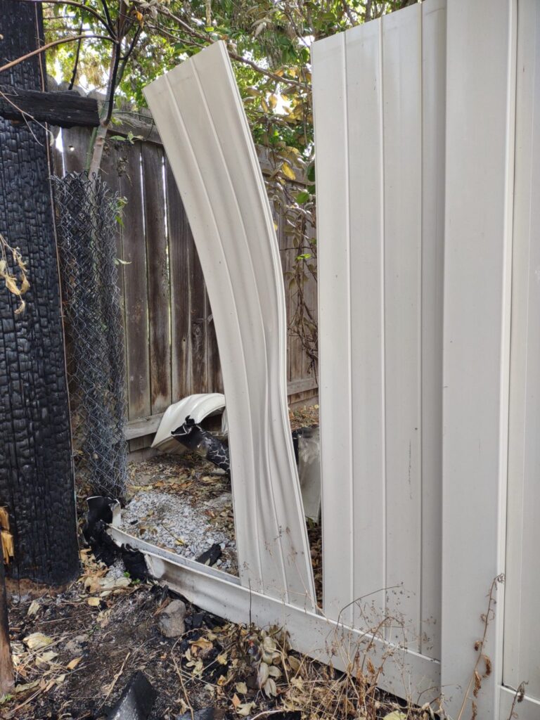 Handyman Services Fence Repair Before