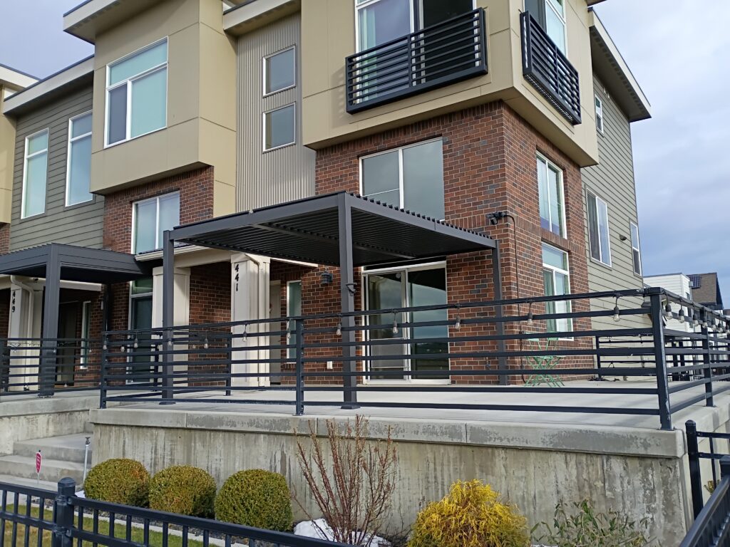 Handyman Services Louvered Pergola Installation