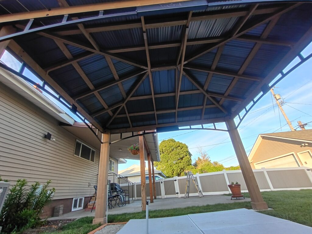 Wooden Frame Gazebo Assembly