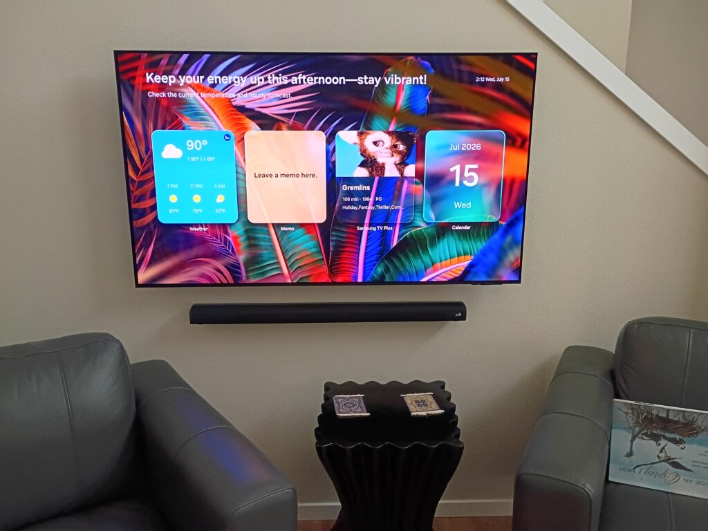 Hidden Wires for TV Mount